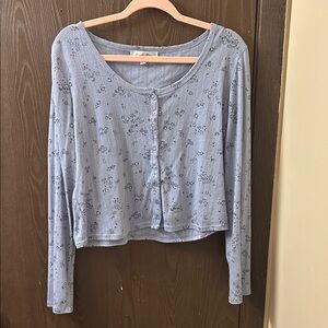 Floral Henley
